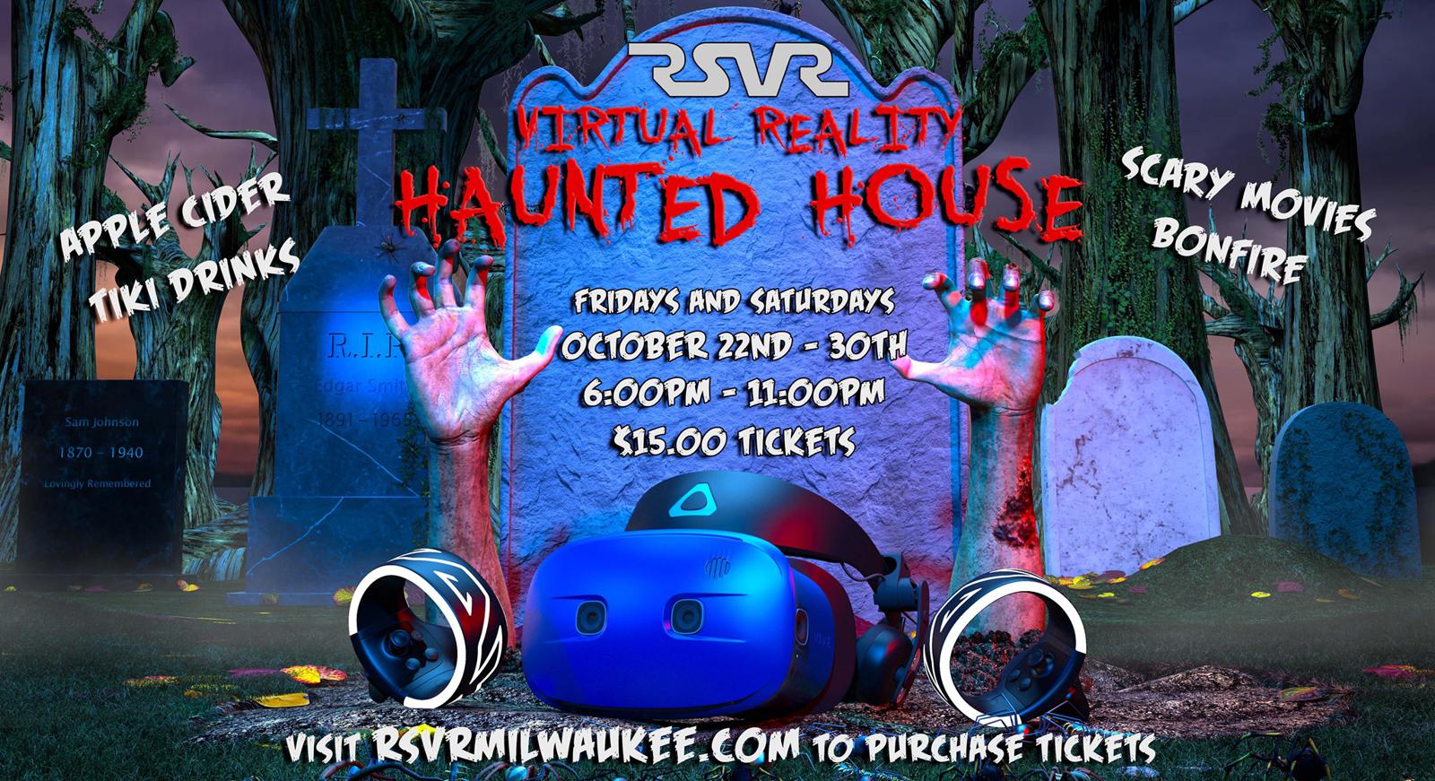RSVR Haunted House 2021 flyer
