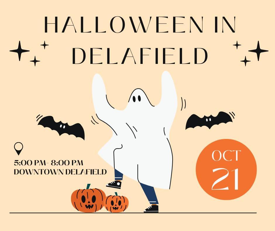 Halloween in Delafield 2023 ghost