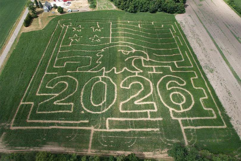 Jelli's 2026 corn maze