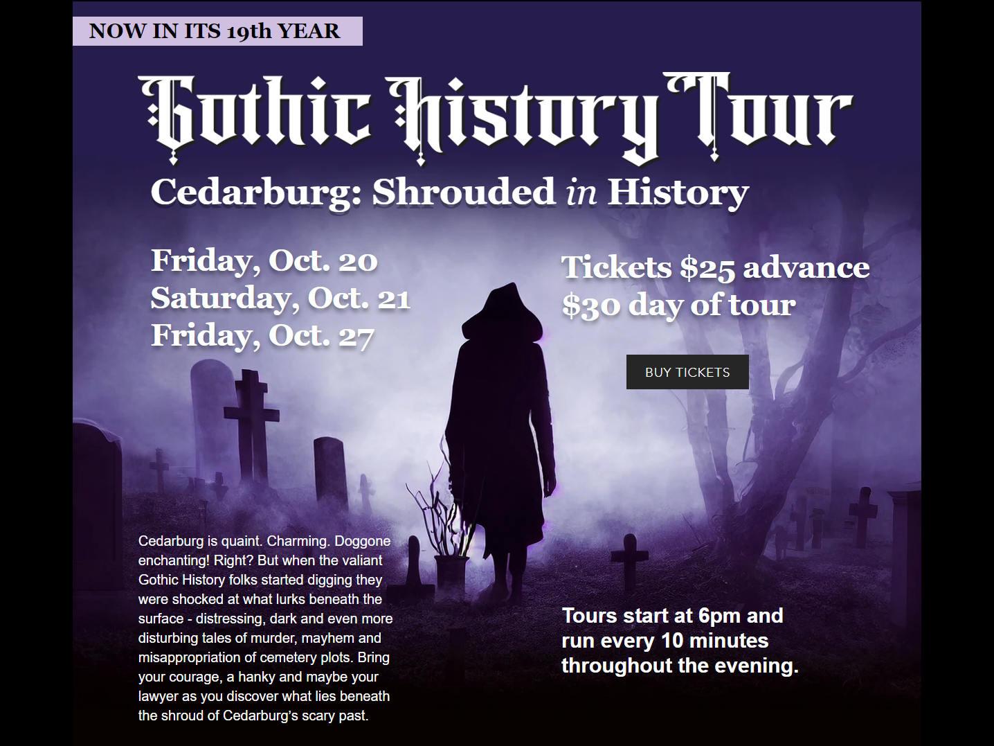 Gothic History Tour 2023